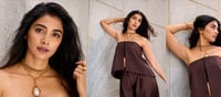 Pooja Hegde Turns Up the Glam Quotient in a Jaw-Dropping Chocolate Brown Look
